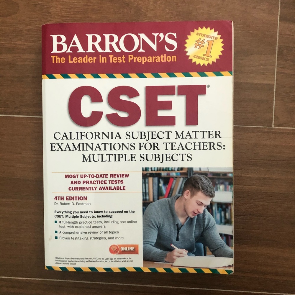 Barron’s CSET Multiple Subjects test prep book